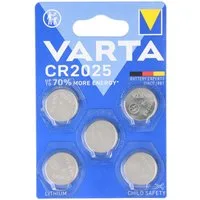 VARTA Varta Batterie Lithium, Knopfzelle, CR2025, 3V Electronics, Retail Bl Knopfzelle, (3,0 V)