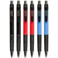 Idena Druckkugelschreiber Idena 500291 - Kugelschreiber 6 Stück, blauschreibend