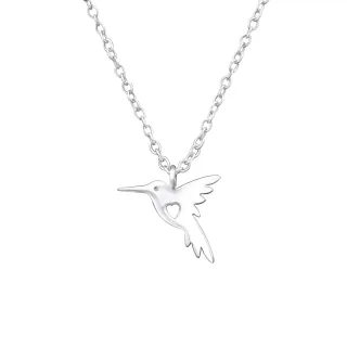 Kolibri Halskette aus 925 Silber