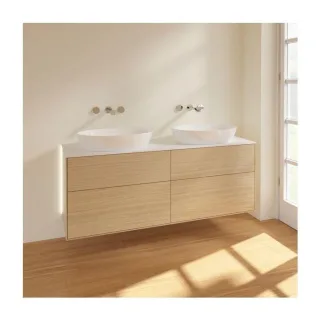 Villeroy und Boch Finion Waschtischunterschrank GA8100PC 160x60,3cm, Emotion, Abdeckplatte white matt, Oak Veneer