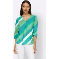 heine Klassische Bluse Druckbluse 3/4-Arm