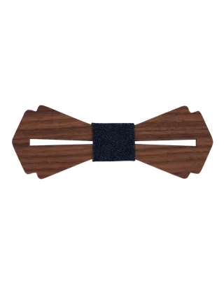mr. célestin - Washington Holzfliege - Walnut braun - Gr. - OS