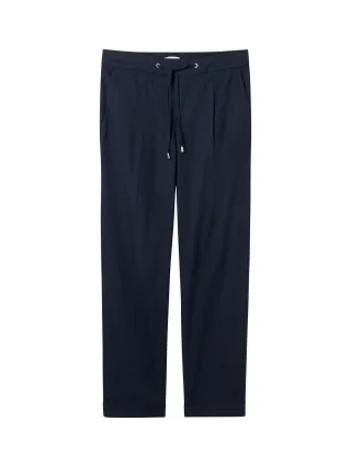 Tom Tailor - Loose Fit Hose mit TENCEL™ Lyocell sky captain blue - Gr. - 28