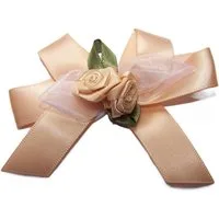 Schleifenparadies Geschenkpapier elegante festliche Rosenschleife, Schleife für Hochzeit, Weihnachten, (4St), festlich, elegant, robust, wiederverwendbar