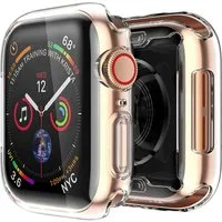 AVANA Smartwatch-Hülle für Apple Watch Series 6 5 4 SE 40mm / 44mm Hülle Schutzhülle Case 360, Full-Cover, Displayschutz, Transparent