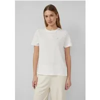 s.Oliver Kurzarmshirt T-Shirt Jersey-T-Shirt im Regular Fit mit Herz-Stickerei