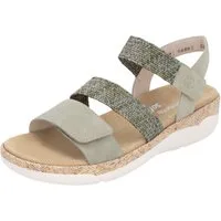 Remonte Keilsandalette Riemchensandale, Bequemschuh, Sommerschuh mit Soft-Fußbett