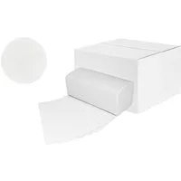 Lauroo Papierhandtuch Papierhandtücher 24 x 21 cm, Falthandtücher ZZ-/V-Falz, 2-lagig Weiß (reißfest und sehr saugfähig 4000-St. 20 x 200 Blatt), 20 x 200 Blatt