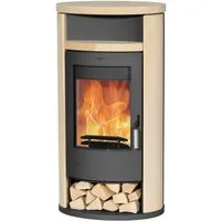 Fireplace Kaminofen »Alicante Loticstone«, 8,3 kW, Zeitbrand, edler Sandstein, Tee- und Holzfach