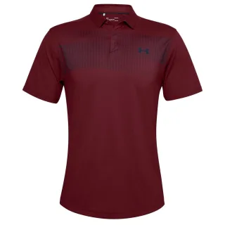 Under Armour Iso-Chill Mens Burgund Chest Grafic Polo-Hemd