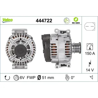 Valeo Lichtmaschine Mercedes 444722