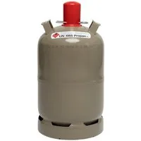 BlueCraft Gas Eigentum 11 kg Propan Gasflasche ungefüllt für Gas-Grill, Wohnmobil, 1x 11 kg Propan Gasflasche Leer für Gas-Grill, Wohnwagen, Heizung etc.