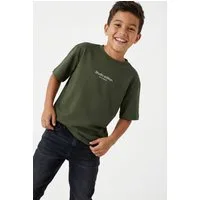 Name It T-Shirt NKMBRODY SS NREG TOP NOOS mit dezentem 3D-Frontmotiv