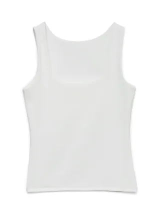VERO MODA - VMMILLION SL SQUARE TOP 2-WAY JRS NOOS Bright White - Gr. - M