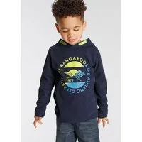 KangaROOS Langarmshirt Shirt für kleine Jungen Kapuzenshirt mit Print