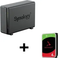 Synology Synology DS124 + Seagate ST4000VN006 HDD-NAS-Festplatte