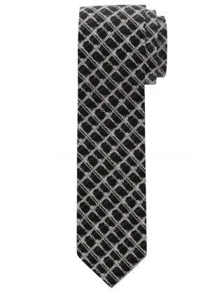 OLYMP - Krawatte Slim 6.5cm schwarz