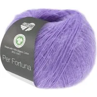 LANA GROSSA PER FORTUNA Häkelwolle, 190 m (flauschiges Kettengarn aus Bio-Baumwolle mit GOTS-Zertifikat), 50 g