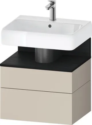 Duravit Qatego Waschtischunterbau wandhängend Taupe Supermatt 590x470x590 mm - QA4393016830000 QA4393016830000