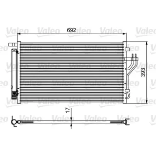 Valeo Klimakondensator Hyundai Ix35 Kia Carens Sportage 814485