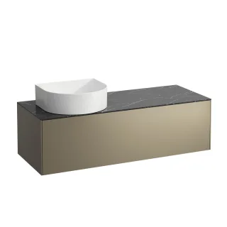 LAUFEN Waschtischunterschrank SONAR f.WT H812340/1/2/3 1 Schubl 1175x455 Ausschn li Titan? Marqu H4054220341421