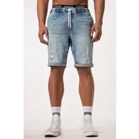 STHUGE Jeansbermudas Jeans-Bermuda FLEXLASTIC® Denim destroyed