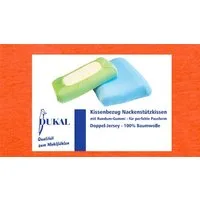 DUKAL Kissenbezüge Nackenstützkissen, aus hochwertigem DOPPEL-Jersey, (1 Stück), 30x50 - 35x50 cm, 100% Baumwolle, mit Spannumrandung, Made in Germany