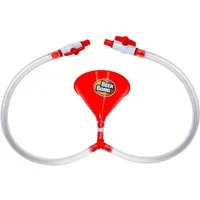 Goods+Gadgets Bierkrug GOODS+GADGETS Biertrichter mit Ventil – Party-Bier-Bong Trinkspiel, Kunststoff, Trinkspiel