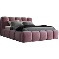 A&J MöbelLand GmbH Polsterbett SONIC-OM mit Bettkasten und Lattenrost (Bett mit Kopfteil. Lattenrost und Bettkasten .Viele Varianten zur Auswahl – wählen Sie Größe und Farbe!, TOP ANGEBOT), Länge: 220 cm Höhe Kopfteil: 100 cm