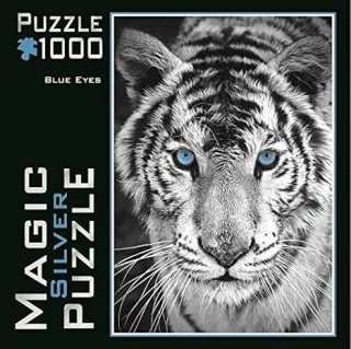 Magic Silver Puzzle - Blue Eyes [1.000 Teile]