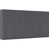 OTTO home Drehtürenschrank Kleiderschrank Schrank Garderobe AGORDO Schlafzimmer (in zwei Griff-Farben, Breiten 91-405 cm, Dekor- oder Hochglanzfront) durchdachte Innenausstattung, in 8 Breiten und 2 Höhen MADE IN GERMANY