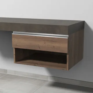 Sanipa Anbau-/Solitärschrank 2morrow (L2354) 340x600x520 Eiche-Tabak, L235450 L235450