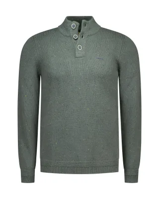 nza new zealand auckland - Pullover Männlich ranger green melange - Gr. - M