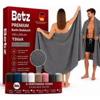 Betz Badetuch 2 Stück Saunatücher groß XXL Berlin 100x200 cm, 100% Baumwolle (Set, 2-St), Badetuch Saunatuch Badetücher Saunatücher
