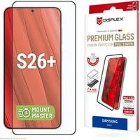 Displex Displayschutzglas Premium Glass Screen Protector Full Cover mit MountMaster für Samsung Galaxy S26+, Displayschutzfolie, Schutzfolie, Bildschirmschutz, kratz- & stoßfest