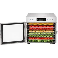 Youyijia Dehydrator Dörrautomat Edelstahl mit 8 Edelstahlgitter