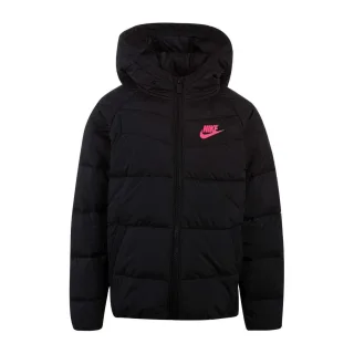 Nike - "NSW" Steppjacke für Mädchen (Schwarz/Pink)