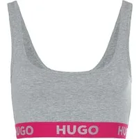HUGO Bralette Bralette Sporty Logo (1-tlg) mit umlaufendem Markenschriftzug am Unterbrustband