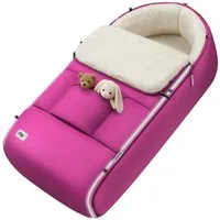 monzana Fußsack Basic, Kinderwagen Buggy Winterfußsack - Winter, Wasserabweisend, Pink