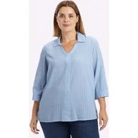 Sheego Klassische Bluse Tunika 3/4-Arm