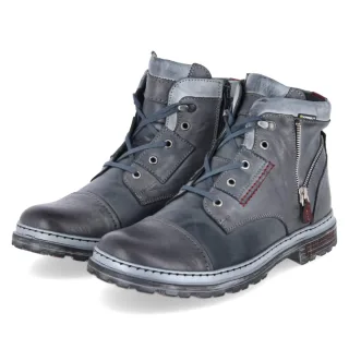 Krisbut Winterboots - Gr. 40 - Grau - Glattleder