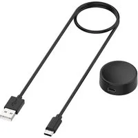 Wigento Ladekabel für Samsung Galaxy Watch 9 / 8 / 7 USB-C USB-A mit Ladebase Stromadapter