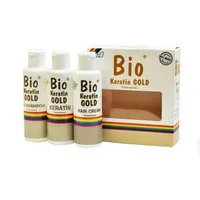 Göksoy Kozmetik Haarpflege-Set Bio Keratin Gold Haarglättungsset 150ml