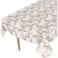 ANRO Tischdecke Wachstuchtischdecke Gartentischdecke Wachstischdecke (Einzelstück 1-tlg), Geprägt 140x100cm wasserabweisend