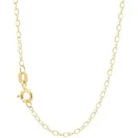 HOPLO Goldkette Ankerkette weit gedreht Halskette 1,6 mm 40 cm 333-8 Karat Gold