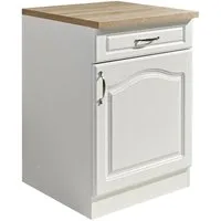 wiho Küchen Unterschrank Linz 60 cm breit, in Landhaus-Optik