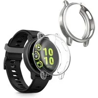 kwmobile 2x Silikon Hülle für Garmin vivoactive 5 / active 5 Smartwatch, 2-tlg., Schutzhülle Fullbody Display Cover Set aus Silikon
