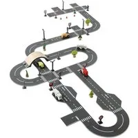 vertbaudet Spielzeug-Auto Straßenset aus Holz FSC®