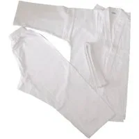 SBJ Karateanzug Basic weiss 8 Unzen, mit Jacke, Hose und Gürtel