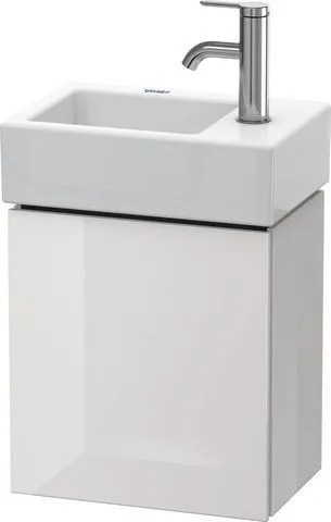 Duravit L-Cube Waschtischunterbau wandhängend Weiß Hochglanz 364x241x400 mm - LC6293L2222 LC6293L2222
